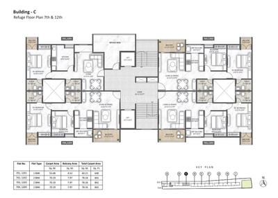 Image of 1509 Sq.ft 3 BHK Apartment / Flat for sale in Rajveer Garima Phase 1, Wakad, Pune for Rs. 14800000