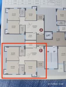 Image of 1011 Sq.ft 3 BHK Apartment / Flat for sale in Wood Winds, New Town, Kolkata for Rs. 8000000