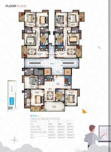 Floor Plan Image of 1100 Sq.ft 3 BHK Apartment / Flat for sale in Satgaon Guwahati for Rs. 6192000