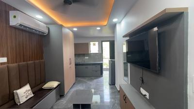 Bedroom Image of 500 Sq.ft 1 RK Builder Floor for rent in Sector 57 Gurgaon for Rs. 23000
