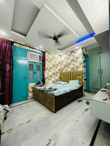 Bedroom Image of 850 Sq.ft 3 BHK Builder Floor for rent in S Gambhir Homes, Dwarka Mor New Delhi for Rs. 30000