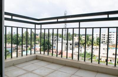 Balcony Image of 1658 Sq.ft 3 BHK Apartment / Flat for rent in R.K. Hegde Nagar Bengaluru for Rs. 39000