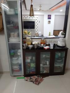 Kitchen Image of 2025 Sq.ft 3 BHK Apartment / Flat for sale in Prahlad Nagar Ahmedabad for Rs. 17500000