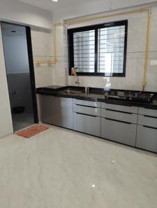 Kitchen Image of 1500 Sq.ft 4 BHK Independent House for rent in Vesu Surat for Rs. 35000
