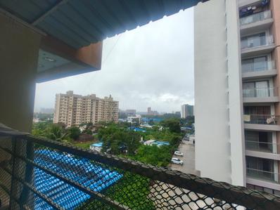Balcony Image of 650 Sq.ft 1 BHK Apartment / Flat for rent in Kiwale Pune for Rs. 15500