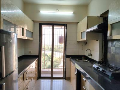 Kitchen Image of 690 Sq.ft 2 BHK Apartment / Flat for sale in The Atmosphere Phase 1, Mulund West Mumbai for Rs. 19900000