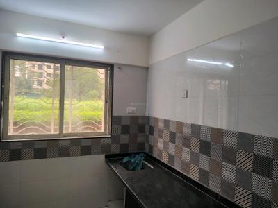 Kitchen Image of 800 Sq.ft 1 BHK Apartment / Flat for rent in Rutu Enclave, Kasarvadavali Thane for Rs. 24000