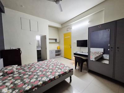 Bedroom Image of 300 Sq.ft 1 RK Studio for rent in Vijay Nagar Indore for Rs. 12000
