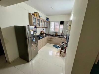 Kitchen Image of 1200 Sq.ft 3 BHK Apartment / Flat for rent in Vision Bliss County, Rahatani Pune for Rs. 40000