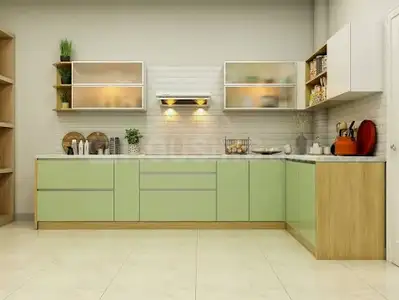 Kitchen Image of 889 Sq.ft 1.5 BHK Apartment / Flat for rent in Lodha Casa Ultima, Thane West Thane for Rs. 32000