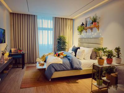 Bedroom Image of 686 Sq.ft 1 RK Studio for rent in AIPL Joy Street, Sector 66 Gurgaon for Rs. 48999
