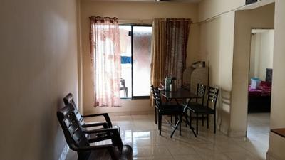 Living Room Image of 1000 Sq.ft 2 BHK Apartment / Flat for rent in Swaraj Homes Panchavati Complex, Kamothe Navi Mumbai for Rs. 24000