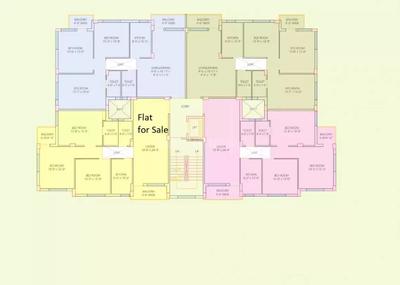Image of 1149 Sq.ft 3 BHK Apartment / Flat for sale in Fortune Township, Barasat, Kolkata for Rs. 3500000