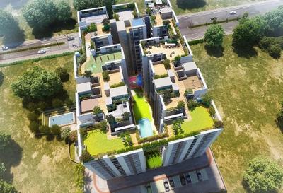 Image of 620 Sq.ft 2 BHK Apartment / Flat for sale in The Preserve, Rajarhat, Kolkata for Rs. 7700000