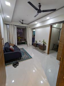 Hall Image of 550 Sq.ft 1.5 BHK Apartment / Flat for rent in Lal Gami Jade, Vashi Navi Mumbai for Rs. 50000