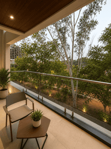 Balcony Image of 1175 Sq.ft 2 BHK Apartment / Flat for sale in Kachana Raipur for Rs. 5500005