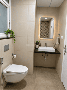 Bathroom Image of 682 Sq.ft 1 BHK Apartment / Flat for sale in Brigade Xanadu, Chinna Nolambur Chennai for Rs. 8000000