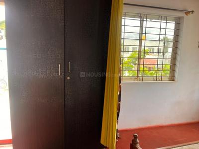 Bedroom Image of 500 Sq.ft 1 BHK Builder Floor for rent in Lakshmipuram Mysore for Rs. 8000