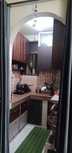 Kitchen Image of 359 Sq.ft 1 BHK Apartment / Flat for sale in OM APARTMENT, Mehrauli New Delhi for Rs. 1500000