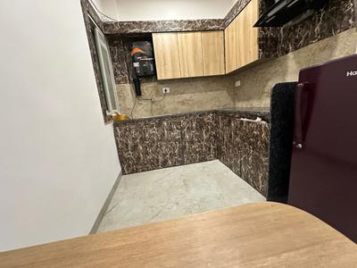 Kitchen Image of 500 Sq.ft 1 BHK Builder Floor for rent in Pipliya Kumar Indore for Rs. 20000