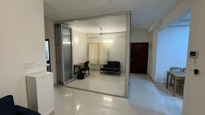 Hall Image of 1750 Sq.ft 3 BHK Apartment / Flat for rent in L And T Olivia At Raintree Boulevard, Sahakara Nagar Bengaluru for Rs. 100000