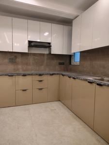 Kitchen Image of 1250 Sq.ft 3 BHK Builder Floor for rent in Rajpur New Delhi for Rs. 32000