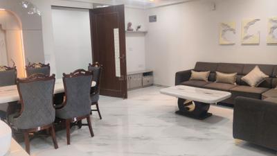 Living Room Image of 1405 Sq.ft 3 BHK Apartment / Flat for sale in Keshupura Jaipur for Rs. 7300000