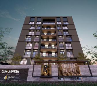 Image of 1925 Sq.ft 3 BHK Apartment / Flat for sale in Vesu, Surat for Rs. 9300000