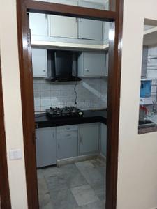 Kitchen Image of 1000 Sq.ft 2 BHK Independent House for rent in Lajpat Nagar New Delhi for Rs. 50000