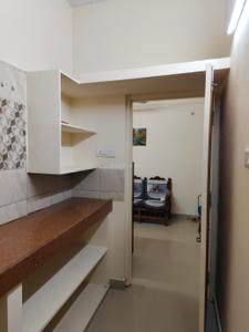Kitchen Image of 480 Sq.ft 1 BHK Apartment / Flat for rent in Begumpet Hyderabad for Rs. 20000