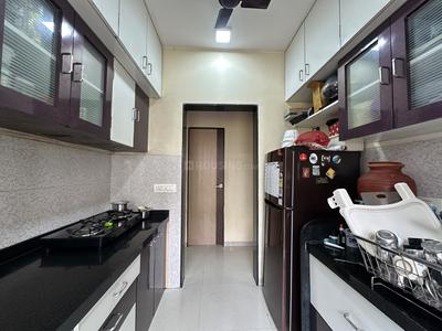 Kitchen Image of 767 Sq.ft 1 BHK Apartment / Flat for sale in The Evergreen Heights, Kalwa Thane for Rs. 8200000