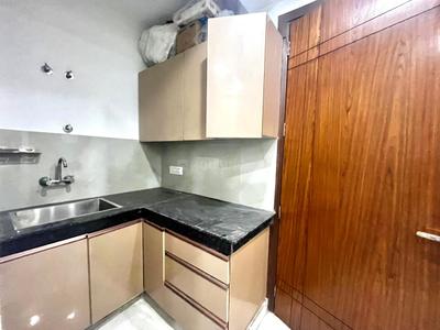 Kitchen Image of 380 Sq.ft 1 RK Builder Floor for rent in Saket New Delhi for Rs. 13000