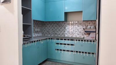 Kitchen Image of 950 Sq.ft 2 BHK Apartment / Flat for rent in Panchsheel Greens 2, Noida Extension Greater Noida for Rs. 23000