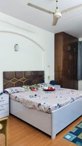 Bedroom Image of 1450 Sq.ft 3 BHK Builder Floor for rent in Paschim Vihar New Delhi for Rs. 40000
