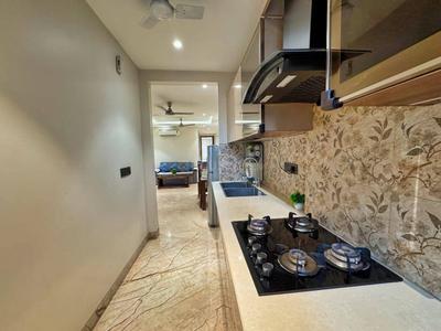 Kitchen Image of 2000 Sq.ft 3 BHK Builder Floor for rent in Saket New Delhi for Rs. 38000