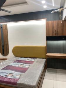 Bedroom Image of 600 Sq.ft 3 BHK Apartment / Flat for rent in Dev Parisar, Kudasan Gandhinagar for Rs. 30000