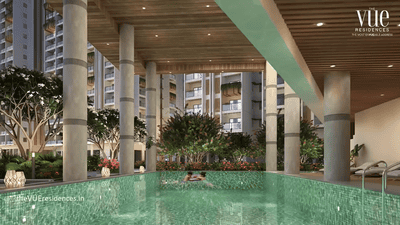 Image of 2045 Sq.ft 3 BHK Apartment / Flat for sale in The Vue Residences, Puppalaguda, Hyderabad for Rs. 21600000