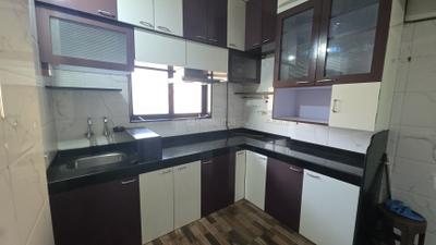 Kitchen Image of 550 Sq.ft 1 BHK Apartment / Flat for sale in Vijay Nagari Apartments, Thane West Thane for Rs. 5700000