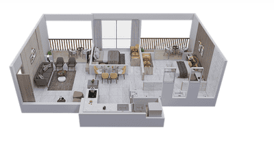 Image of 1310 Sq.ft 3 BHK Apartment / Flat for sale in Austin Arena, Tathawade, Pune for Rs. 12200000
