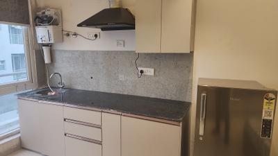 Kitchen Image of 450 Sq.ft 1 BHK Apartment / Flat for rent in Eternal Manhattan Riviera, Sitapura Jaipur for Rs. 18000