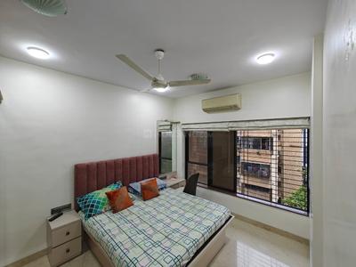 Bedroom Image of 900 Sq.ft 2 BHK Apartment / Flat for rent in Rizvi Continental Tower, Pali Hill Mumbai for Rs. 160000