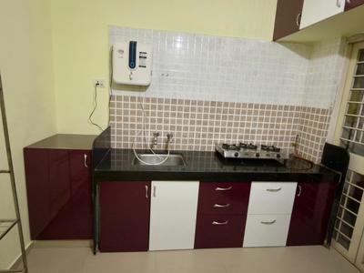 Kitchen Image of 534 Sq.ft 1 BHK Apartment / Flat for rent in Jadhav Purple Bloom, Dighi Pune for Rs. 11000