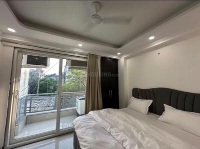 Bedroom Image of 550 Sq.ft 1 BHK Independent House for rent in Chhattarpur New Delhi for Rs. 21600