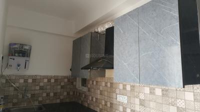 Kitchen Image of 1400 Sq.ft 3 BHK Apartment / Flat for rent in Living Saraswati Smart Homes, Noida Extension Greater Noida for Rs. 18500