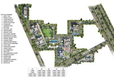 Image of 1405 Sq.ft 2 BHK Apartment / Flat for sale in Godrej Air, Sector 85, Gurgaon for Rs. 18500000