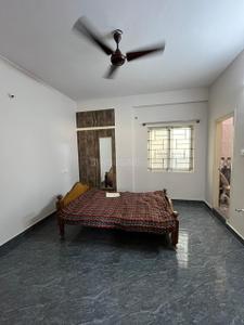 Bedroom Image of 700 Sq.ft 1 BHK Builder Floor for rent in Murugeshpalya Bengaluru for Rs. 20000