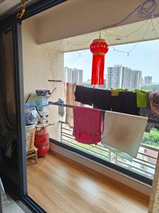 Balcony Image of 1242 Sq.ft 2 BHK Apartment / Flat for sale in Maruti Diamond Sky, Adalaj Gandhinagar for Rs. 6750000