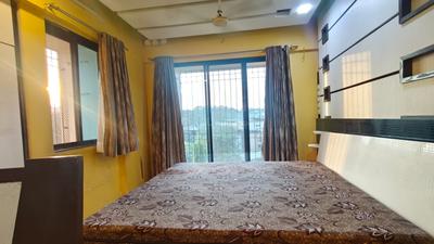 Bedroom Image of 650 Sq.ft 2 BHK Apartment / Flat for rent in R W Devashree Park, Thane West Thane for Rs. 42000