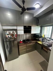 Kitchen Image of 796 Sq.ft 2 BHK Apartment / Flat for rent in Kalpataru Sunrise, Thane West Thane for Rs. 38000