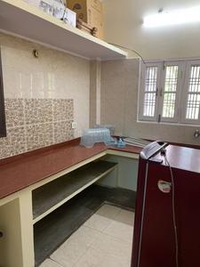 Kitchen Image of 700 Sq.ft 1 BHK Independent House for rent in Gomti Nagar Lucknow for Rs. 16000